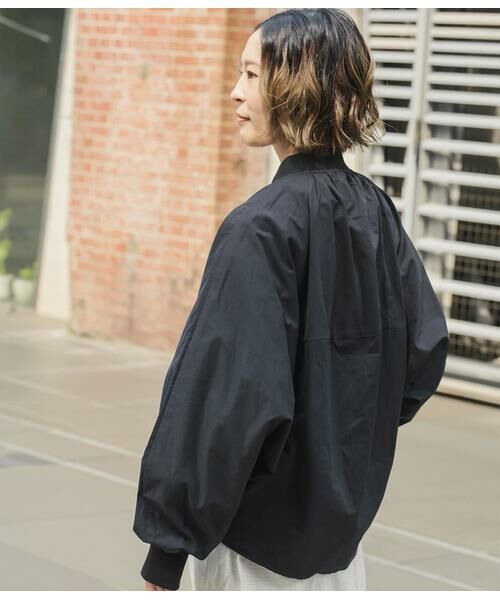 SIPULI / シプリ レザーブルゾン・ジャケット | High Density Twill ドルマンスリーブブルゾン | 詳細23