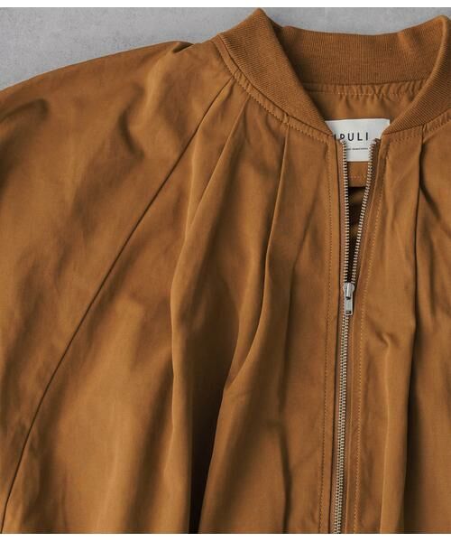 SIPULI / シプリ レザーブルゾン・ジャケット | High Density Twill ドルマンスリーブブルゾン | 詳細5