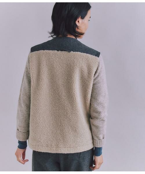 SIPULI / シプリ ベスト | Eco Fur 切り替えボアベスト | 詳細3