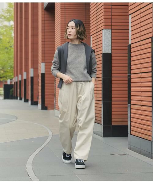 SIPULI / シプリ チノ・ワークパンツ | Heavyweight Cotton Twill ギャザードロストパンツ | 詳細10