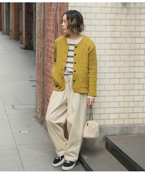 SIPULI / シプリ チノ・ワークパンツ | Heavyweight Cotton Twill ギャザードロストパンツ | 詳細13