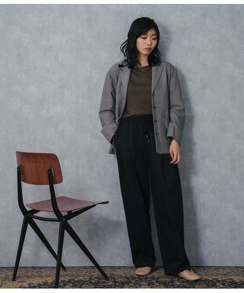 SIPULI / シプリ チノ・ワークパンツ | Heavyweight Cotton Twill ギャザードロストパンツ | 詳細16