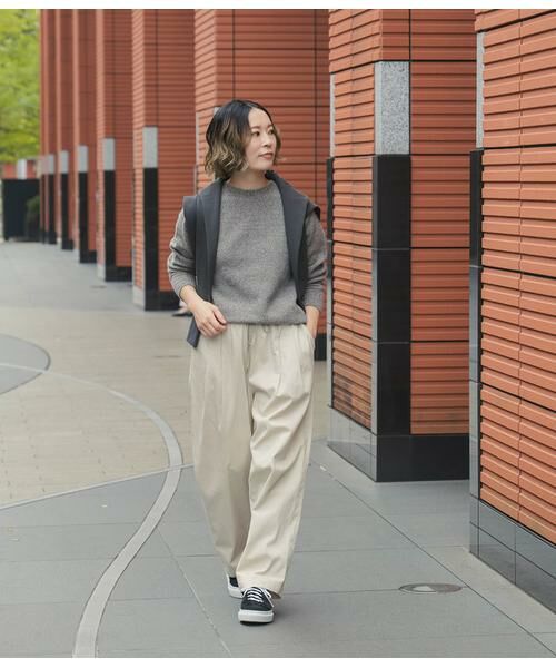 SIPULI / シプリ チノ・ワークパンツ | Heavyweight Cotton Twill ギャザードロストパンツ | 詳細9