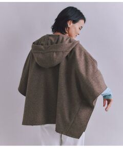High Count Melton フードポンチョコート