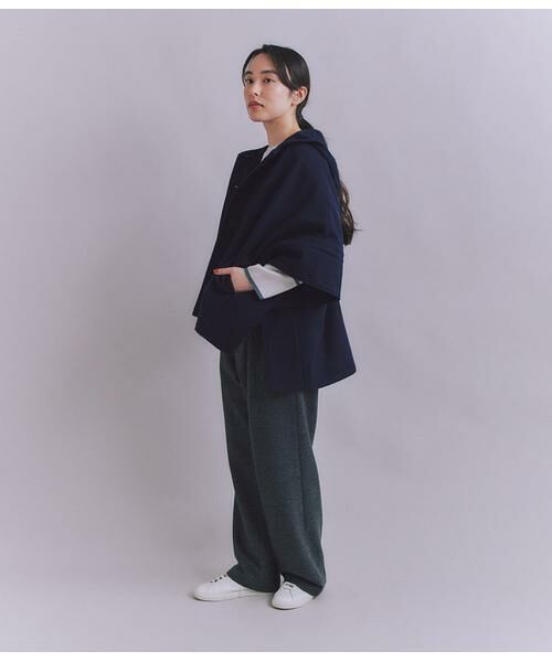 SIPULI / シプリ その他アウター | High Count Melton フードポンチョコート | 詳細13