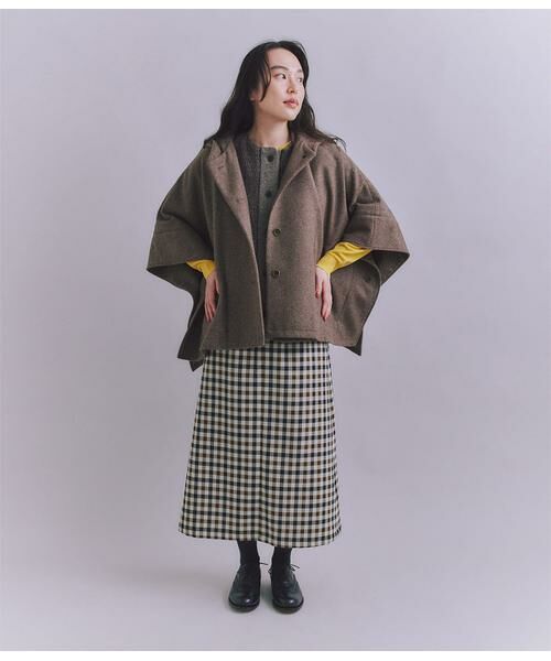 SIPULI / シプリ その他アウター | High Count Melton フードポンチョコート | 詳細15