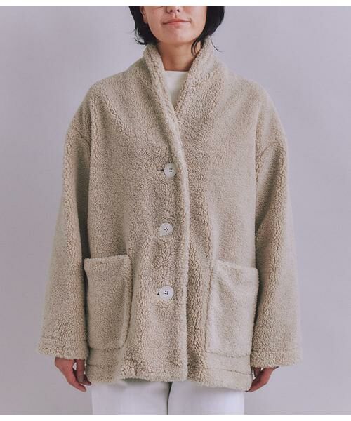 SIPULI / シプリ その他アウター | Eco Fur ショールカラーコート | 詳細1