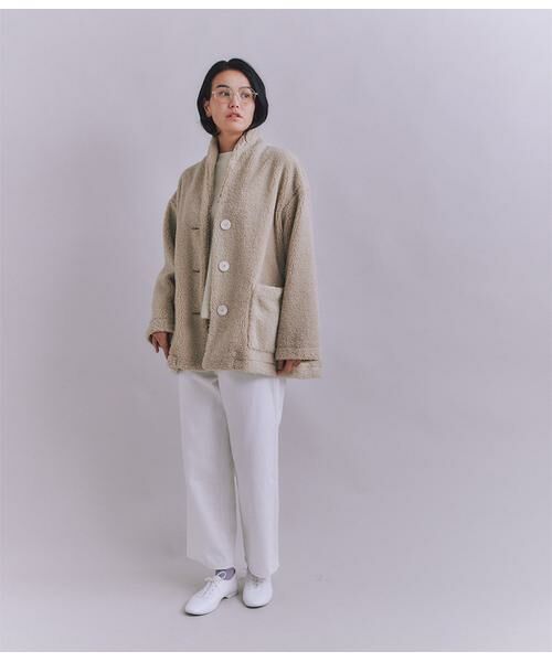 SIPULI / シプリ その他アウター | Eco Fur ショールカラーコート | 詳細11