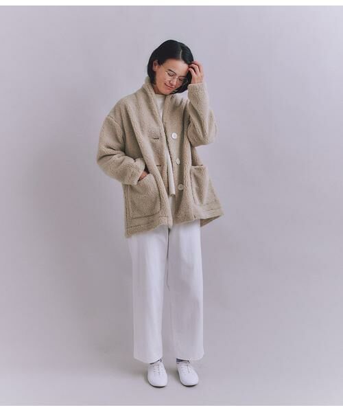 SIPULI / シプリ その他アウター | Eco Fur ショールカラーコート | 詳細12