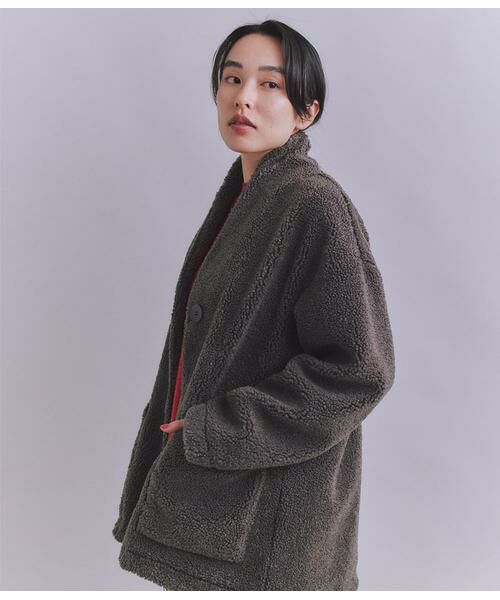 SIPULI / シプリ その他アウター | Eco Fur ショールカラーコート | 詳細13