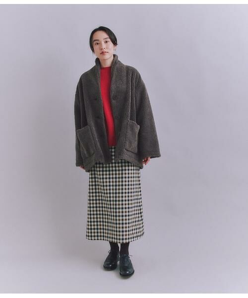 SIPULI / シプリ その他アウター | Eco Fur ショールカラーコート | 詳細15