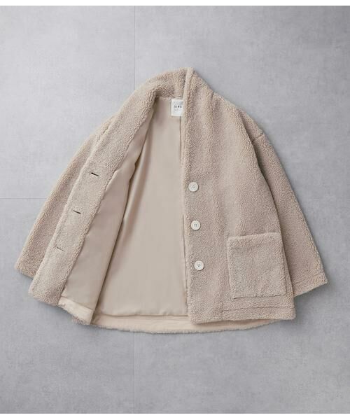 SIPULI / シプリ その他アウター | Eco Fur ショールカラーコート | 詳細6