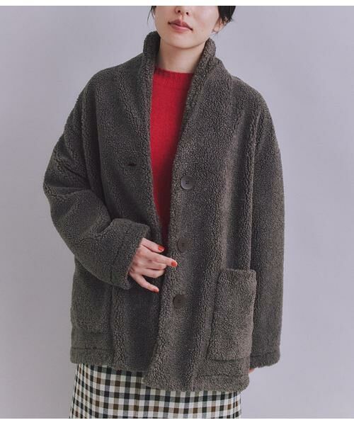 SIPULI / シプリ その他アウター | Eco Fur ショールカラーコート | 詳細8