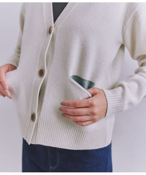 SIPULI / シプリ カーディガン・ボレロ | Colorful Melange 配色ポケットニットカーディガン | 詳細4