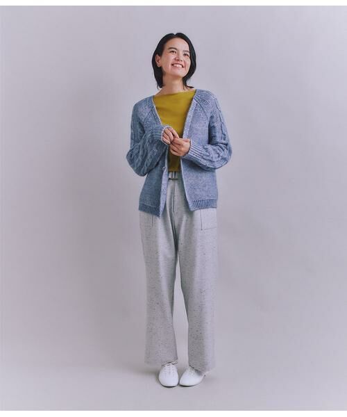 SIPULI / シプリ カーディガン・ボレロ | Cotton Alpaca ケーブルラグランニットカーディガン | 詳細11