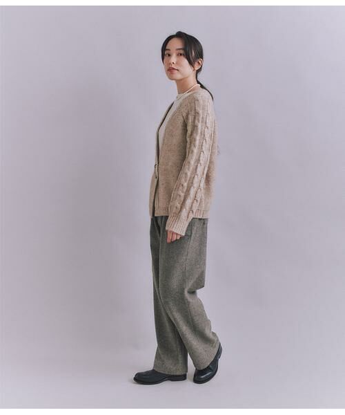 SIPULI / シプリ カーディガン・ボレロ | Cotton Alpaca ケーブルラグランニットカーディガン | 詳細15