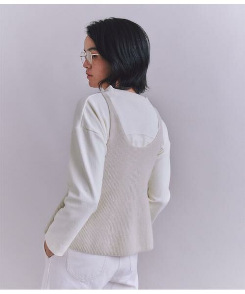 SIPULI / シプリ ニット・セーター | Colorful Melange 2wayペプラムキャミニット | 詳細2