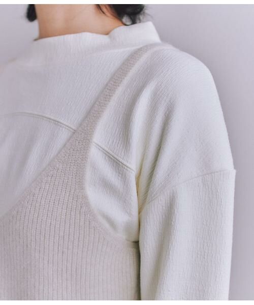 SIPULI / シプリ ニット・セーター | Colorful Melange 2wayペプラムキャミニット | 詳細3