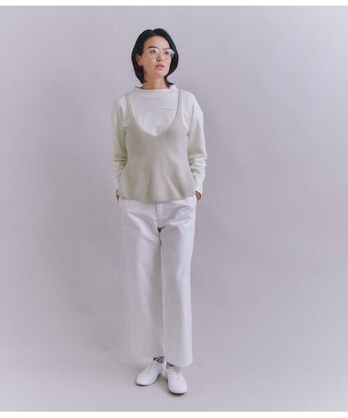 SIPULI / シプリ ニット・セーター | Colorful Melange 2wayペプラムキャミニット | 詳細6