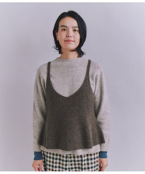 SIPULI / シプリ ニット・セーター | Colorful Melange 2wayペプラムキャミニット | 詳細8