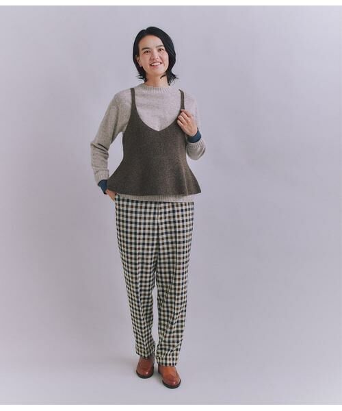 SIPULI / シプリ ニット・セーター | Colorful Melange 2wayペプラムキャミニット | 詳細9