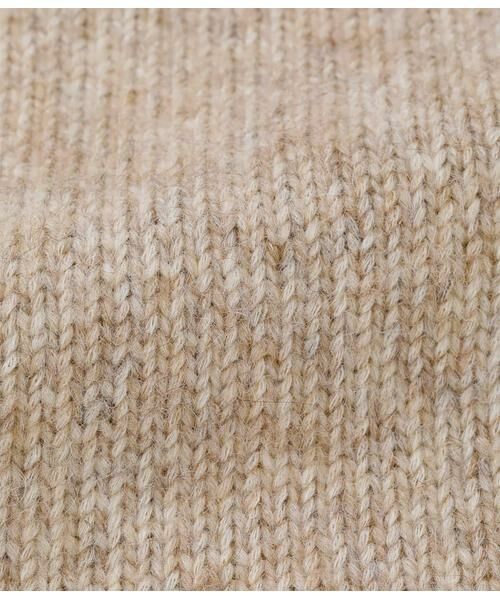 SIPULI / シプリ ニット・セーター | Cotton Alpaca 木の葉柄ニットケープ | 詳細7