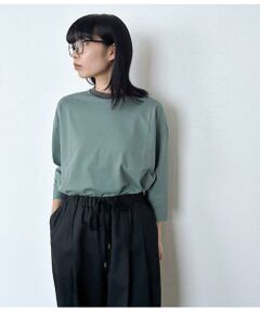 SIPULI / シプリ カットソー | High Gauge Jersey 7分袖バックプリントTシャツ