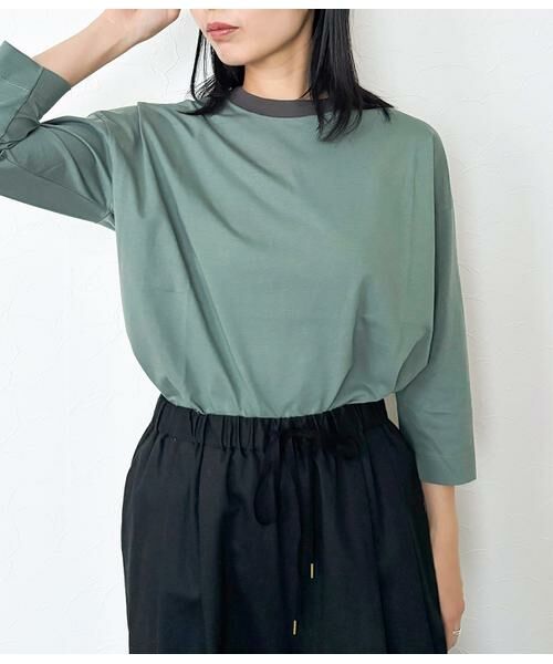 SIPULI / シプリ カットソー | High Gauge Jersey 7分袖バックプリントTシャツ | 詳細1