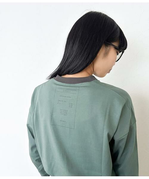 SIPULI / シプリ カットソー | High Gauge Jersey 7分袖バックプリントTシャツ | 詳細2