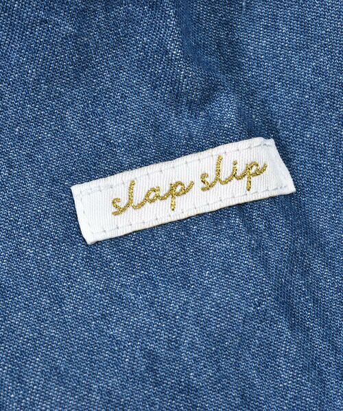 SLAP SLIP / スラップ スリップ ワンピース | 【お揃い】コットンフリル刺繍7分袖デニムワンピース(80~130cm) | 詳細5