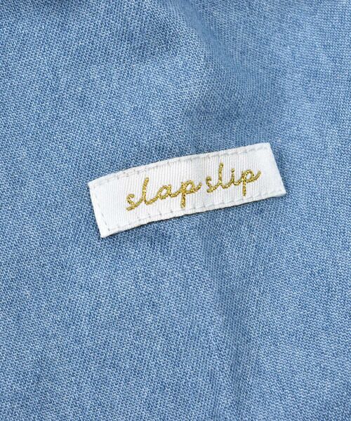 SLAP SLIP / スラップ スリップ ワンピース | 【お揃い】コットンフリル刺繍7分袖デニムワンピース(80~130cm) | 詳細18