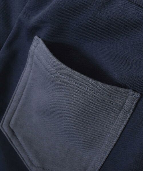 SLAP SLIP / スラップ スリップ セットアップ | ワッペン 付 ベスト レイヤード 風 長袖 Tシャツ + ポケット 配色 パンツ セット (80~130cm) | 詳細19