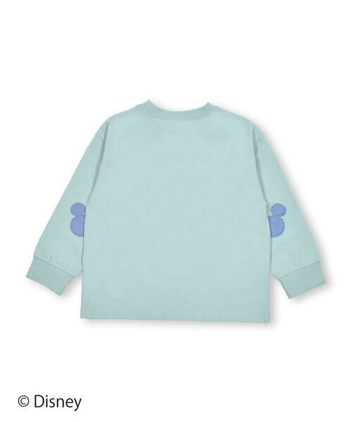 SLAP SLIP / スラップ スリップ Tシャツ | 【 Disney 】 ミッキーマウス / ミニーマウス / シルエット 肘 配色 Tシャツ / ディズニー (80~130cm) | 詳細14