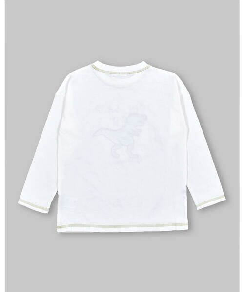 SLAP SLIP / スラップ スリップ Tシャツ | 【 防汚加工 】 恐竜 モチーフ 天竺 長袖 Tシャツ (80~130cm) | 詳細7