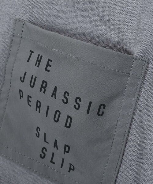 SLAP SLIP / スラップ スリップ Tシャツ | 【お揃い】恐竜プリントカレッジラインTシャツ(80~130cm) | 詳細20