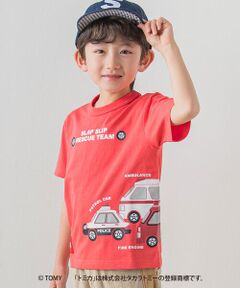 SLAP SLIP / スラップ スリップ Tシャツ | 【トミカ×SLAPSLIPコラボアイテム】はたらくくるまビッグプリント半袖Tシャツ(80~120cm)