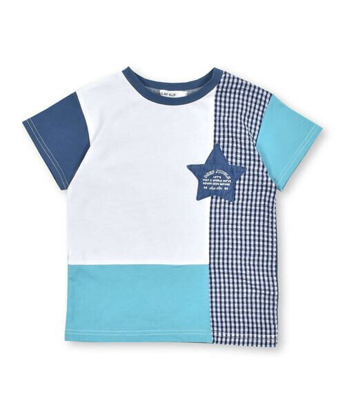 SLAP SLIP / スラップ スリップ Tシャツ | 星ポケット配色切り替え半袖Tシャツ(80~130cm) | 詳細4
