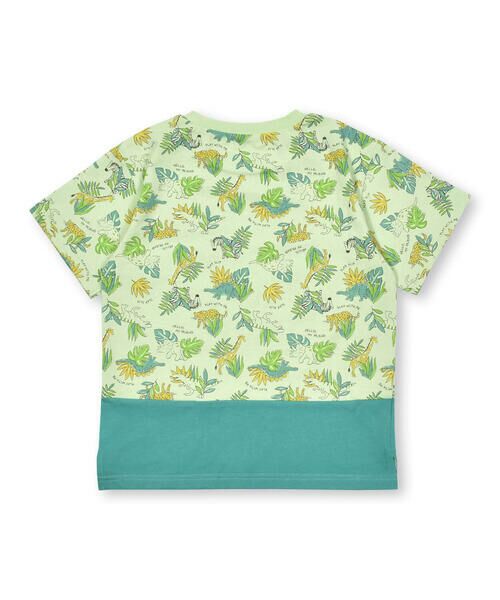 SLAP SLIP / スラップ スリップ Tシャツ | アニマル恐竜柄切り替え半袖Tシャツ(80~130cm) | 詳細12