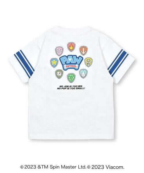 SLAP SLIP / スラップ スリップ Tシャツ | 【PAW PATROL(パウ・パトロール)×SLAP SLIP】袖ボーダーラインロゴプリント半袖Tシャツ(80~120cm) | 詳細5