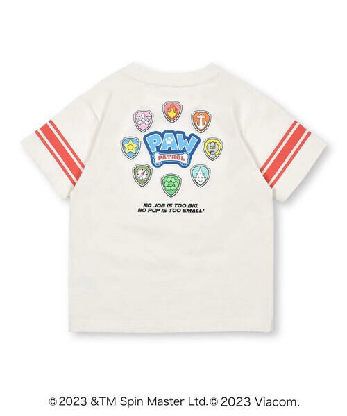 SLAP SLIP / スラップ スリップ Tシャツ | 【PAW PATROL(パウ・パトロール)×SLAP SLIP】袖ボーダーラインロゴプリント半袖Tシャツ(80~120cm) | 詳細12