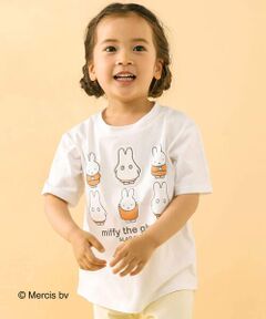 【miffyコラボアイテム】ミッフィーおばけミッフィープリントパッチ刺しゅう半袖Tシャツ (80〜130cm)