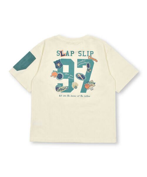 SLAP SLIP / スラップ スリップ Tシャツ | カレッジロゴ風プリント袖ポケット付半袖Tシャツ(90~130cm) | 詳細5