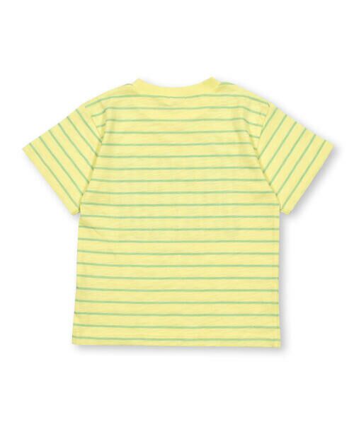 SLAP SLIP / スラップ スリップ Tシャツ | ボーダー柄アイサツプリント半袖Tシャツ(80~130cm) | 詳細4