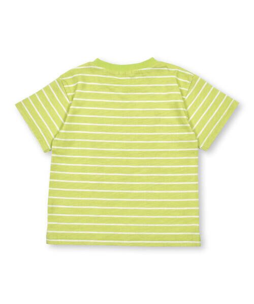 SLAP SLIP / スラップ スリップ Tシャツ | ボーダー柄アイサツプリント半袖Tシャツ(80~130cm) | 詳細12