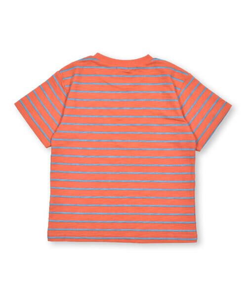 SLAP SLIP / スラップ スリップ Tシャツ | ボーダー柄アイサツプリント半袖Tシャツ(80~130cm) | 詳細18