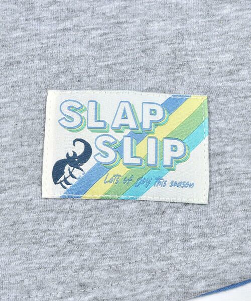 SLAP SLIP / スラップ スリップ Tシャツ | 【お揃い】マドラスチェックギンガムチェック切替半袖Tシャツ(80~130cm) | 詳細16