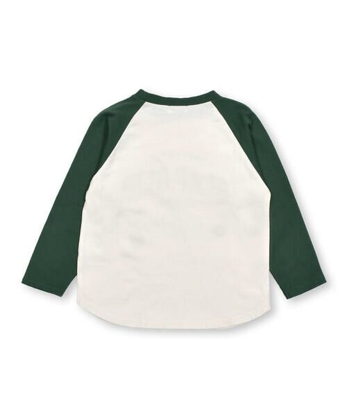 SLAP SLIP / スラップ スリップ Tシャツ | フロッキープリントカレッジロゴラグラン長袖Tシャツ(80~130cm) | 詳細6
