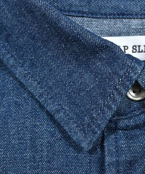 SLAP SLIP / スラップ スリップ シャツ・ブラウス | 【PEANUTS×SLAP SLIP】スヌーピーバックプリント胸ポケット長袖シャツ(90~130cm) | 詳細7