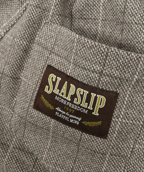 SLAP SLIP / スラップ スリップ チノ・ワークパンツ | チェック柄コールテンサイドラインパンツ(80~130cm) | 詳細9