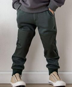 【 GANJYO 】裏シャギーデニムツイルおしりひざ強化頑丈パンツ(80~130cm)
